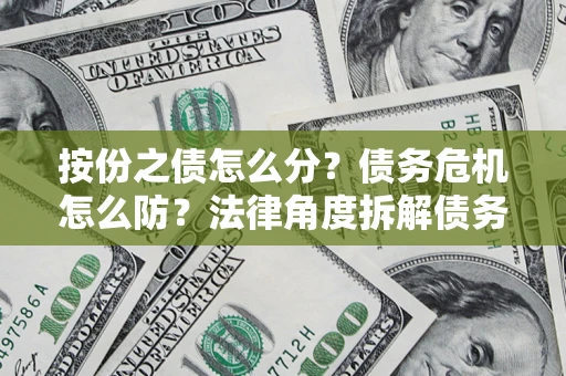 北京按份之债怎么分？债务危机怎么防？法律角度拆解债务分配与风险自保指南