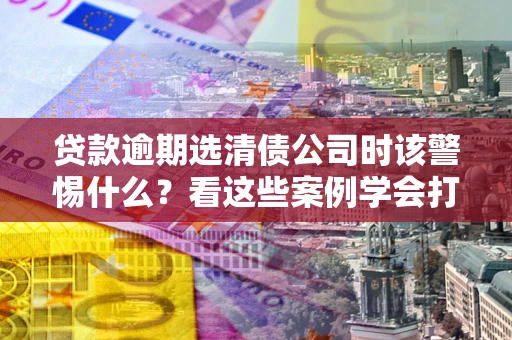 北京贷款逾期选清债公司时该警惕什么？看这些案例学会打翻身仗