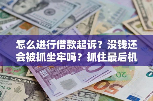 北京怎么进行借款起诉？没钱还会被抓坐牢吗？抓住最后机会！