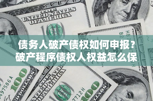 北京债务人破产债权如何申报？破产程序债权人权益怎么保障？