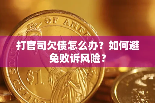 北京打官司欠债怎么办？如何避免败诉风险？