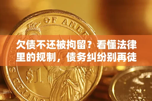 北京欠债不还被拘留？看懂法律里的规制，债务纠纷别再徒劳奔波